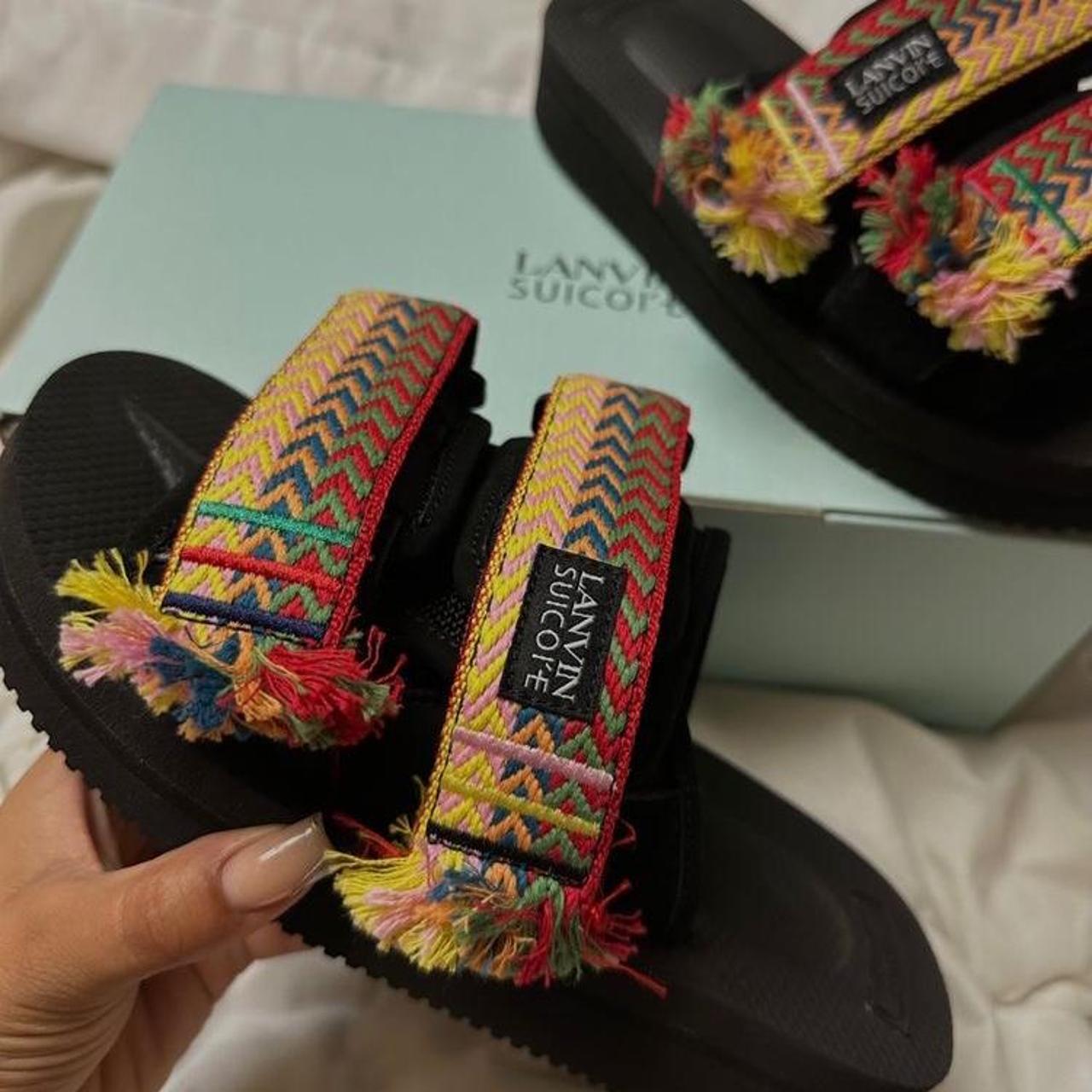 white open toe mules