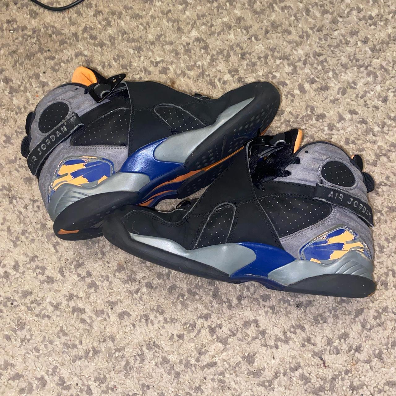 Phoenix Suns Jordan Retro 8s 🧡🖤 Size 7.5 in... - Depop