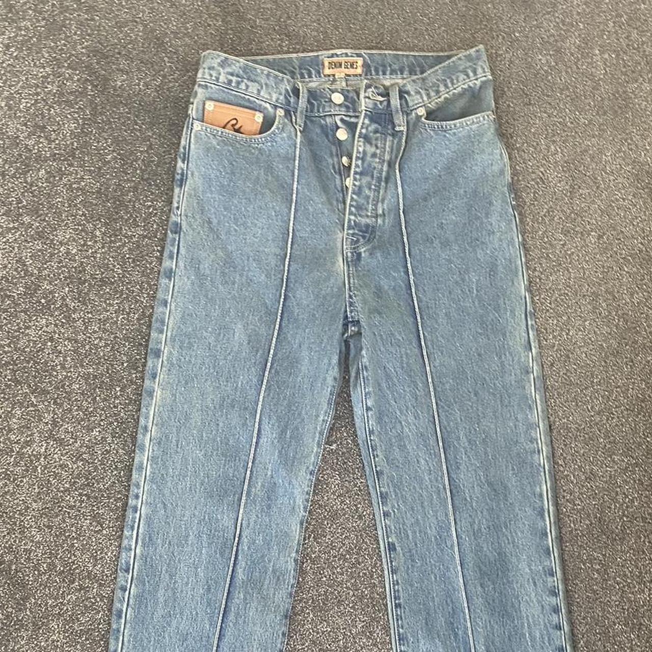 Corteiz Blue Jeans (Denim Genes) - Size Small Brand... - Depop