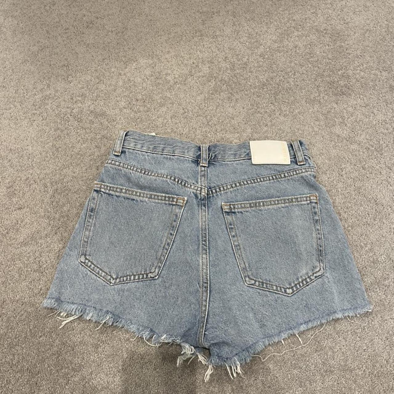 Pull And Bear Denim Shorts Size 6 - Depop