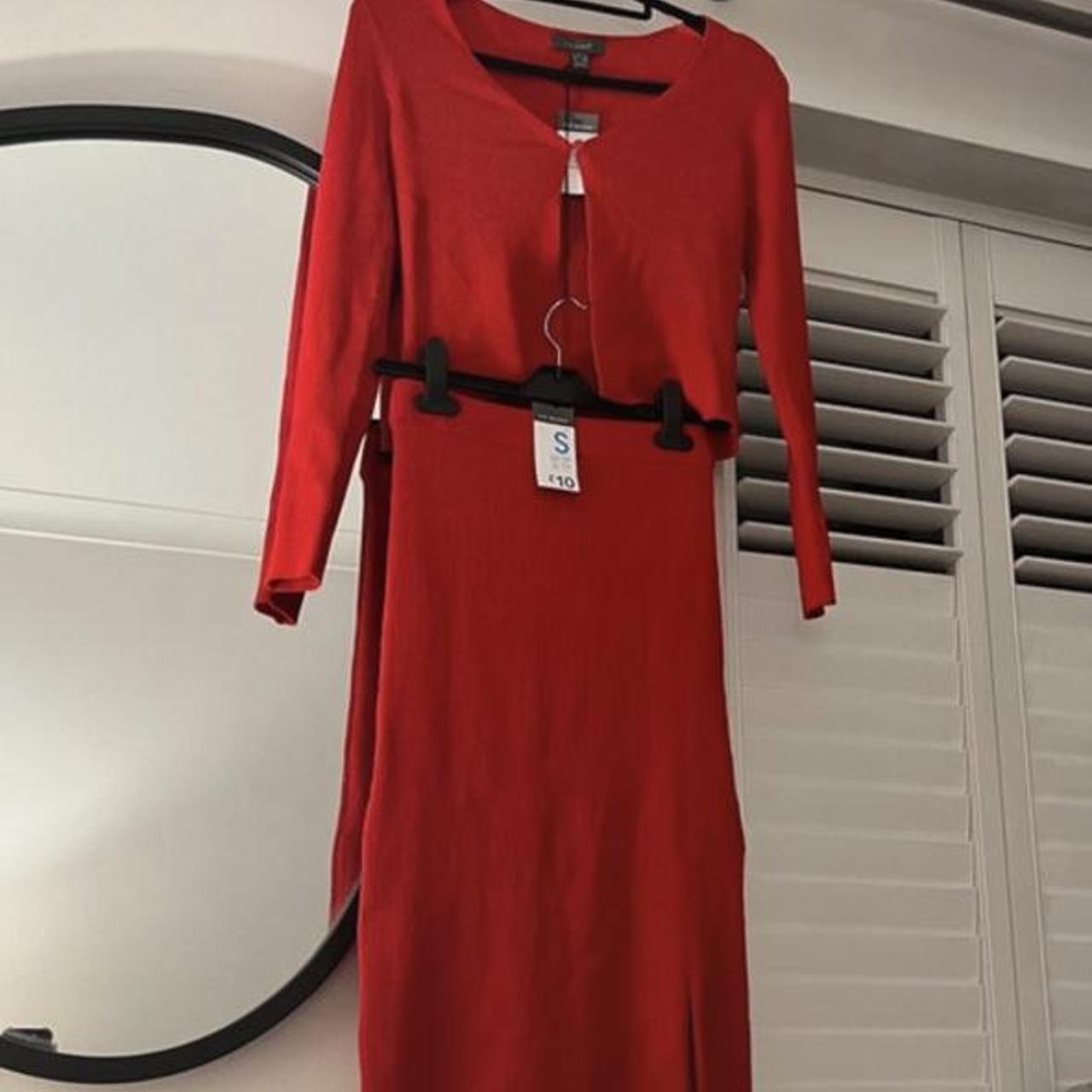 Primark Red Set - Top and Midi Skirt BNWT size... - Depop