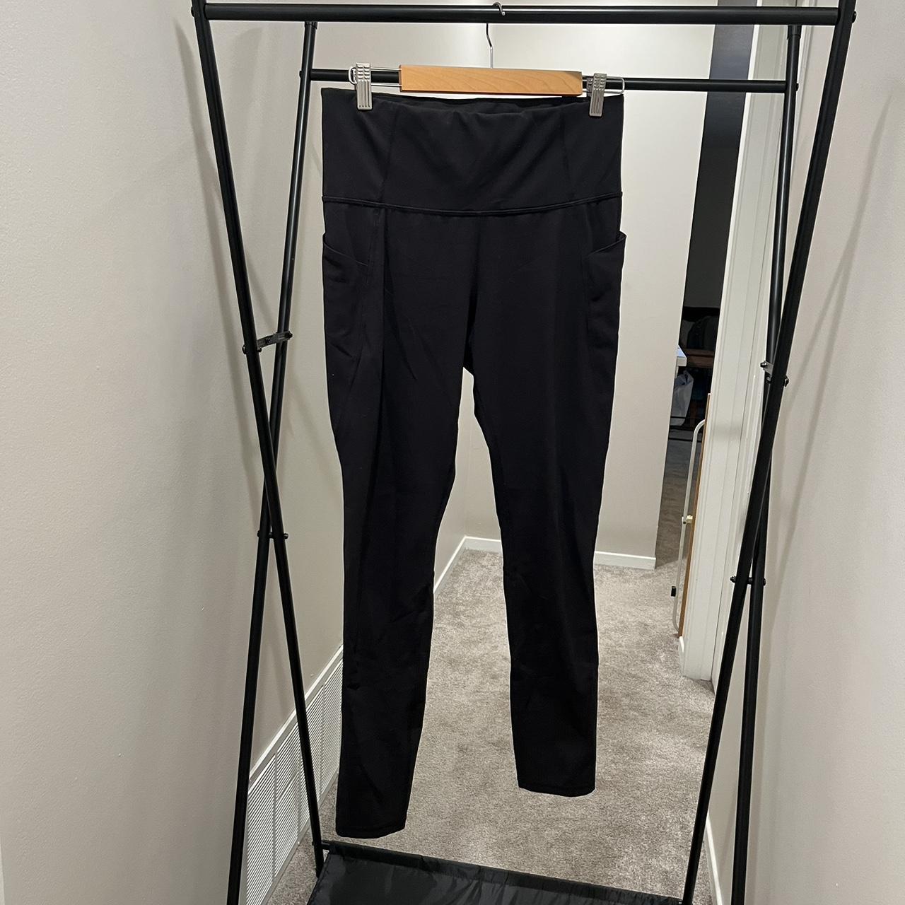 These are black Xersion leggings with silver - Depop