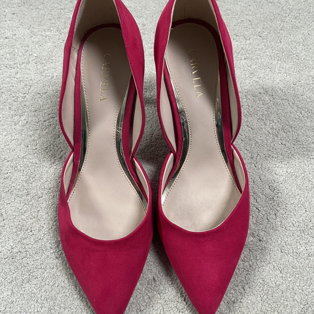 Carvela courts in fuchsia pink, size 37, UK 4.5.... - Depop