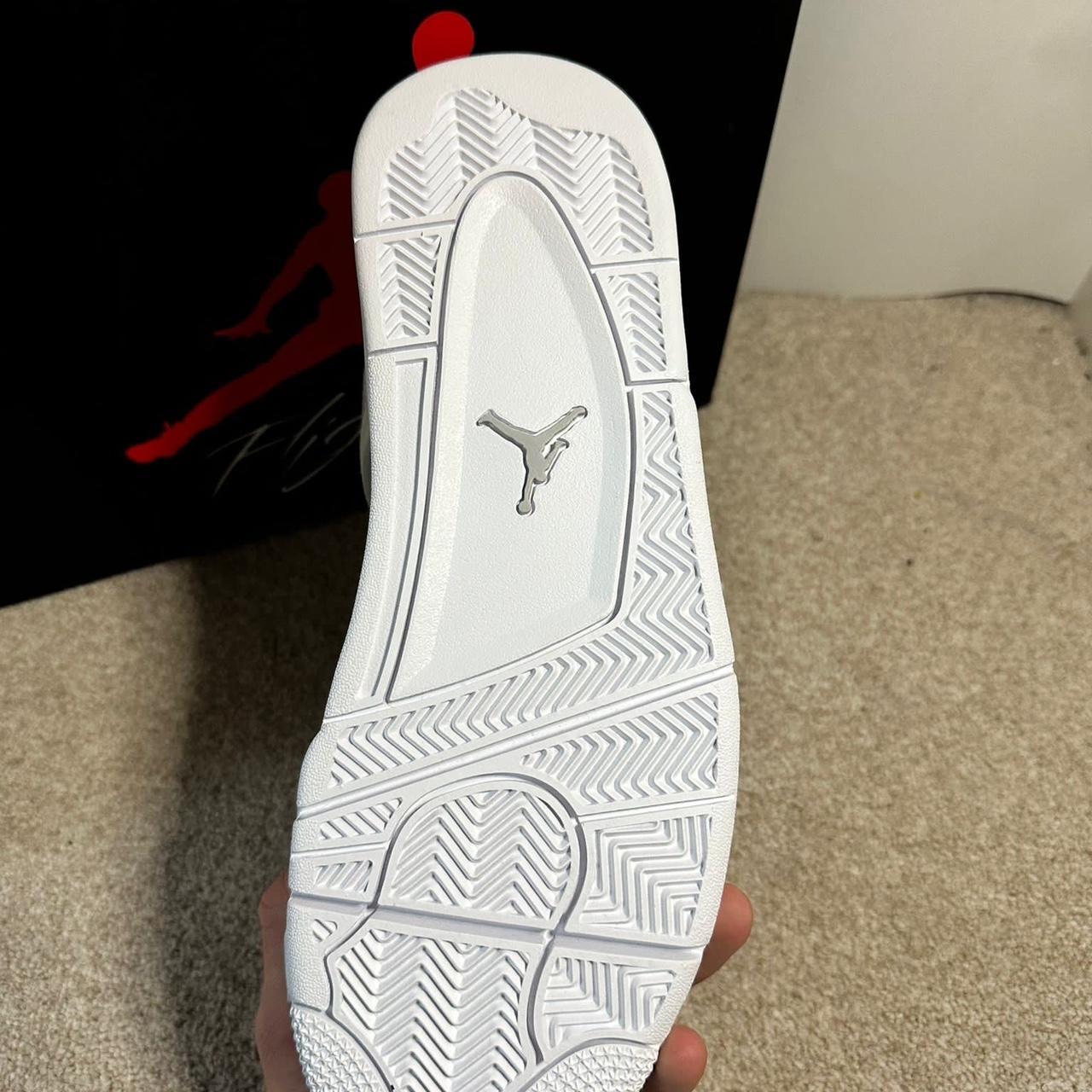 white jordan 4 pure money