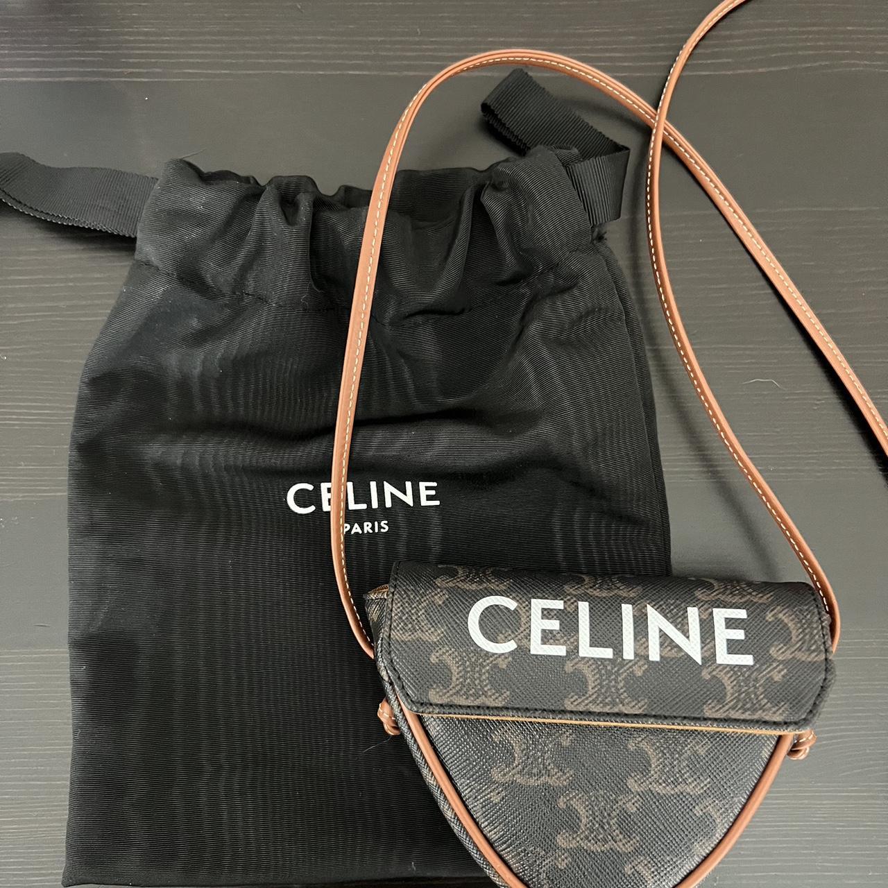 Celine Triomphe Crop top Like New with tags and - Depop