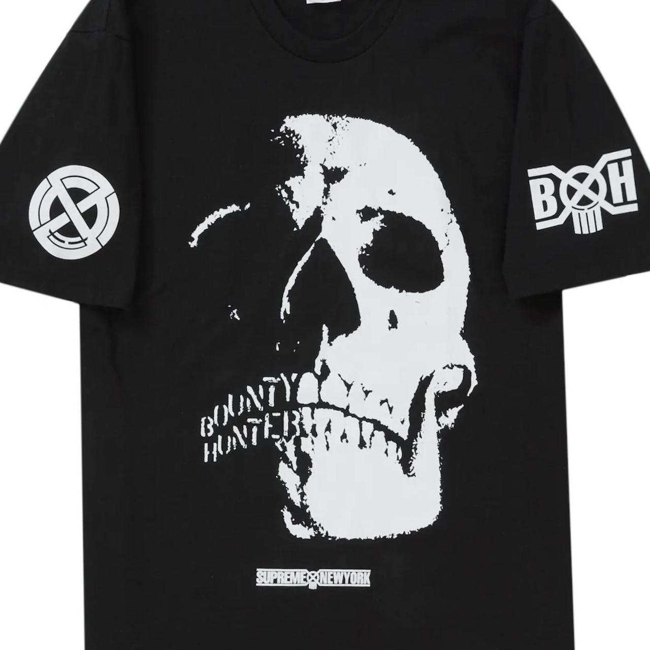 Supreme X Bounty Hunter Skull Tee Brand New Dead... - Depop
