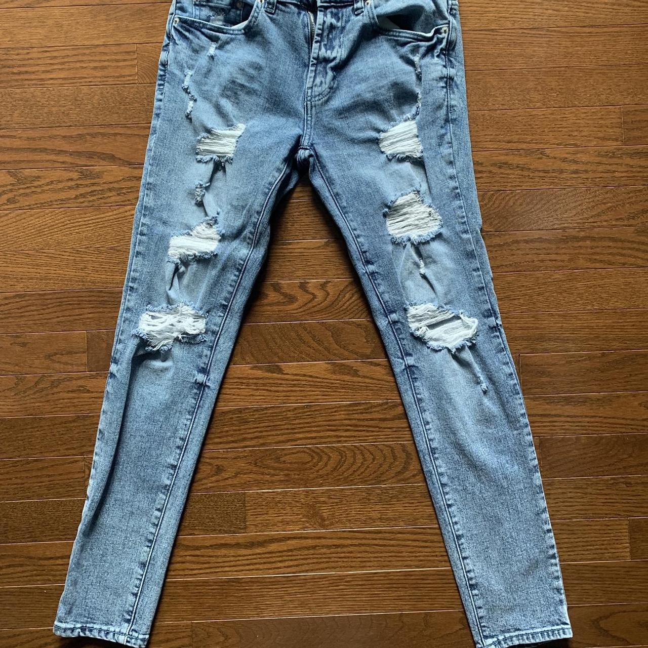 mens skinniest pacsun jeans 30x30 worn once Depop