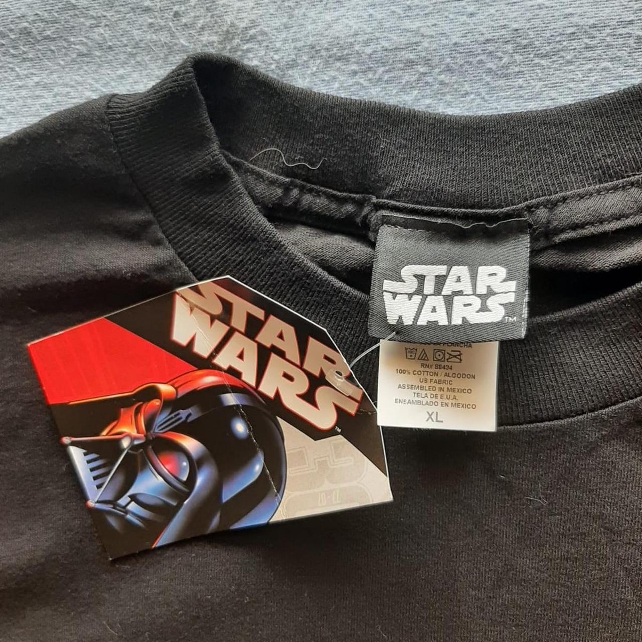 Vintage black Star Wars episode 3 promo tee Good... - Depop