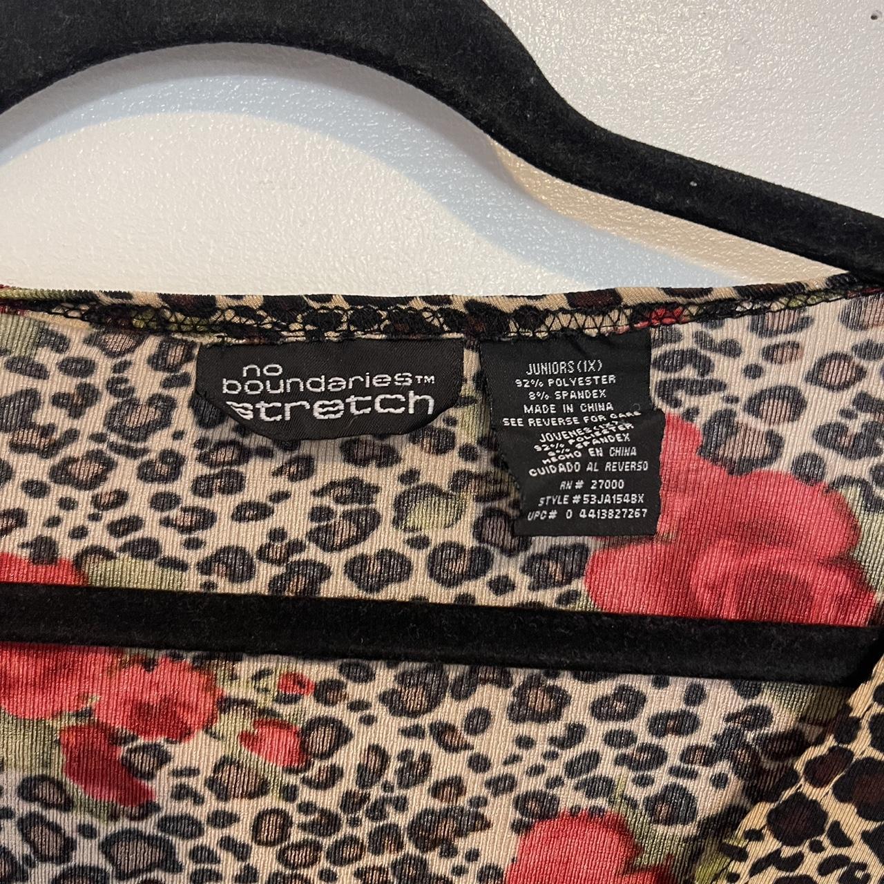 No Boundaries Women's Blouse - Multi/Red - XL – N… - image 2