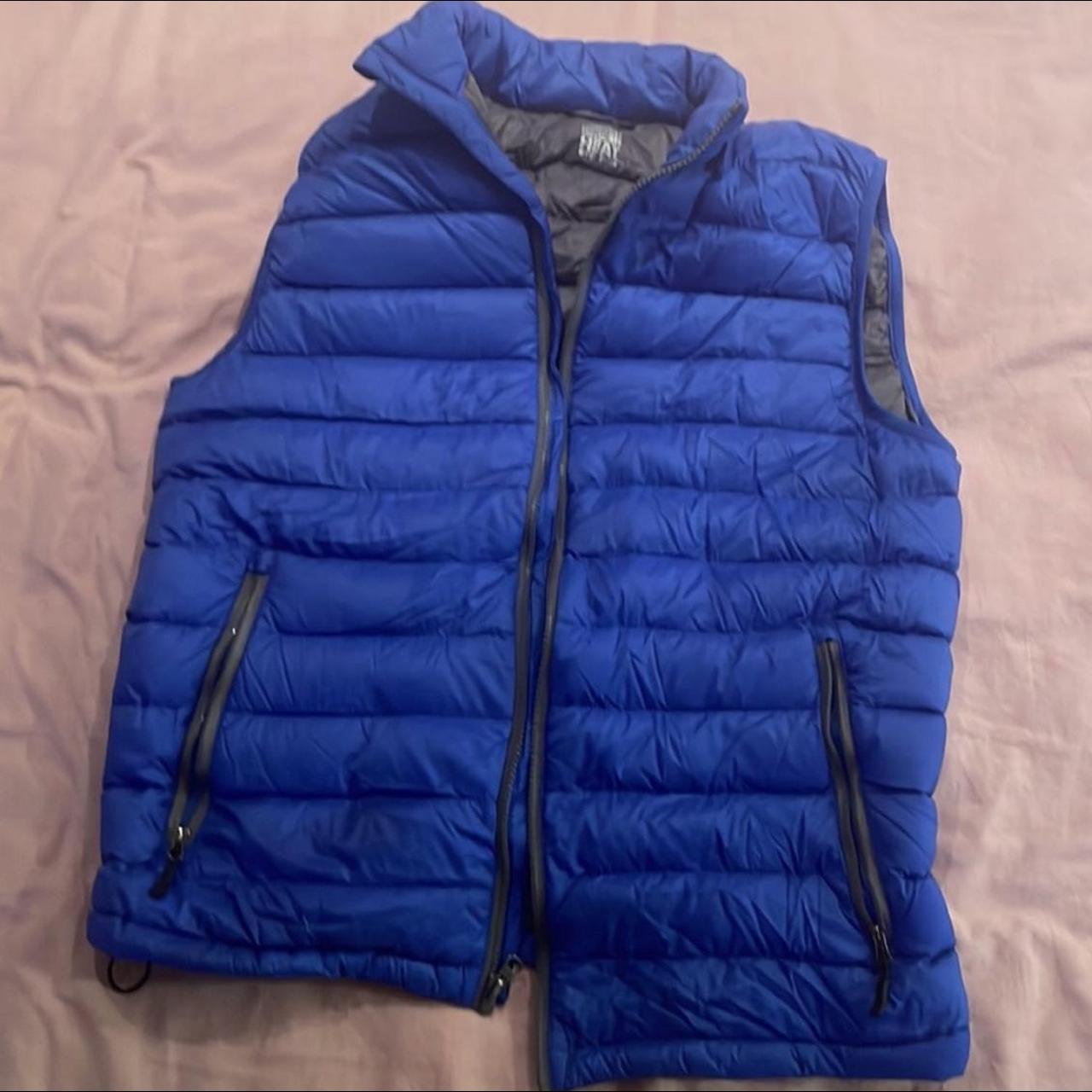 Weatherproof Blue Puffer Vest Medium Depop