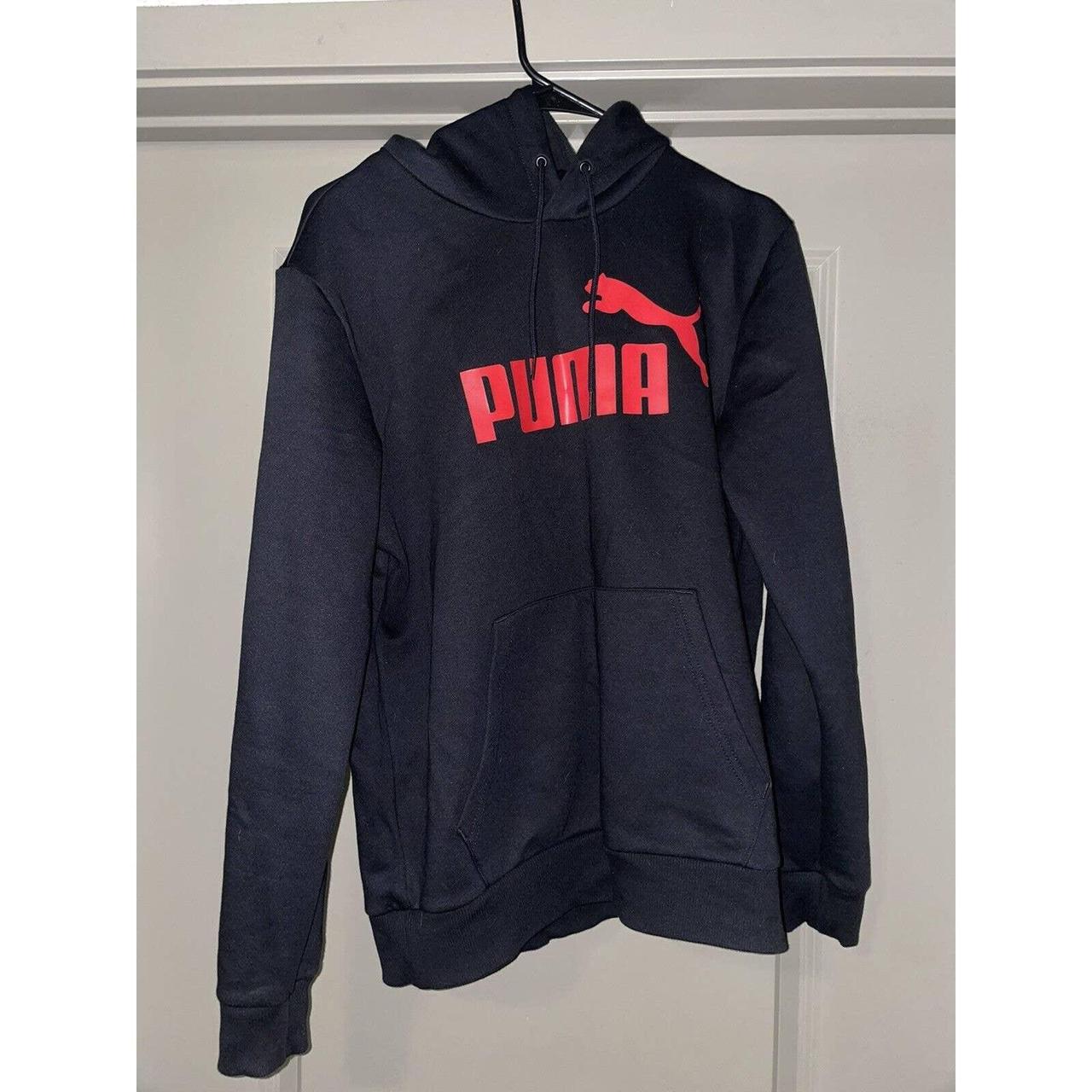 Red puma hoodie mens online