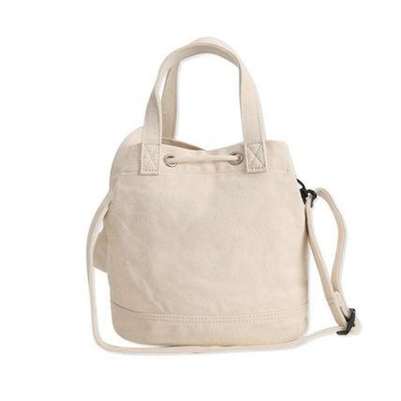 WHO A.U Steve Canvas Bucket Bag Like new without | Depop