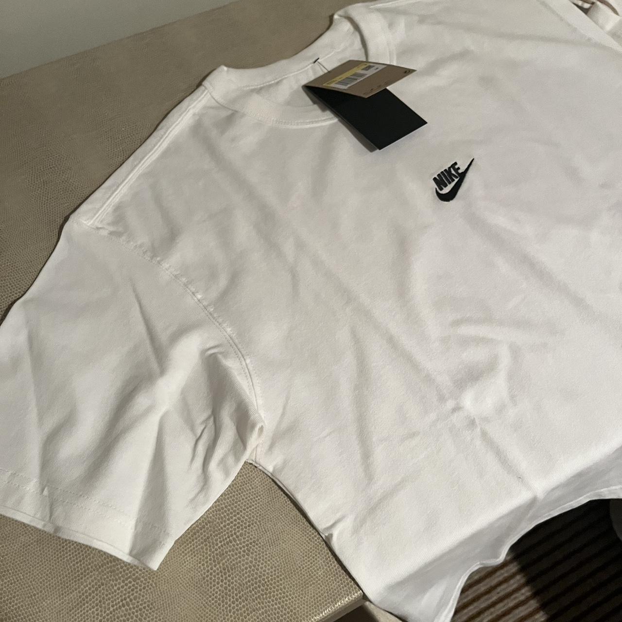 Small white Nike short sleeve tee-shirt. Never worn.... - Depop