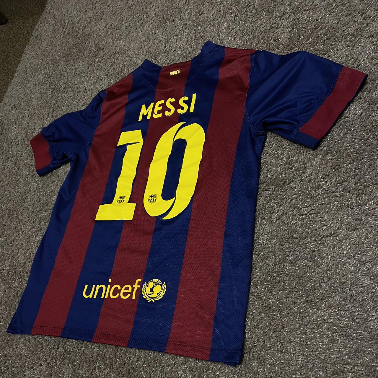 Nike FC Barcelona MESSI 2014 ユニフォーム FC Barcelona Lionel Messi 2013/2014 Home Jersey | eBay