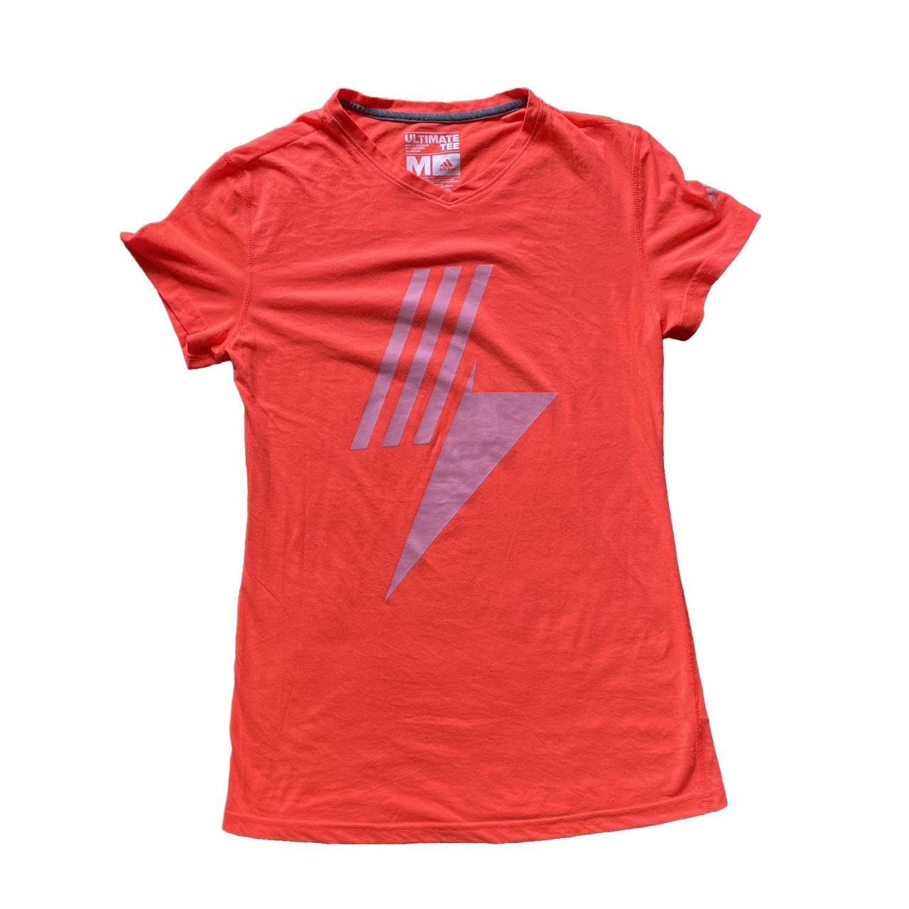 Adidas t on sale shirt neon pink