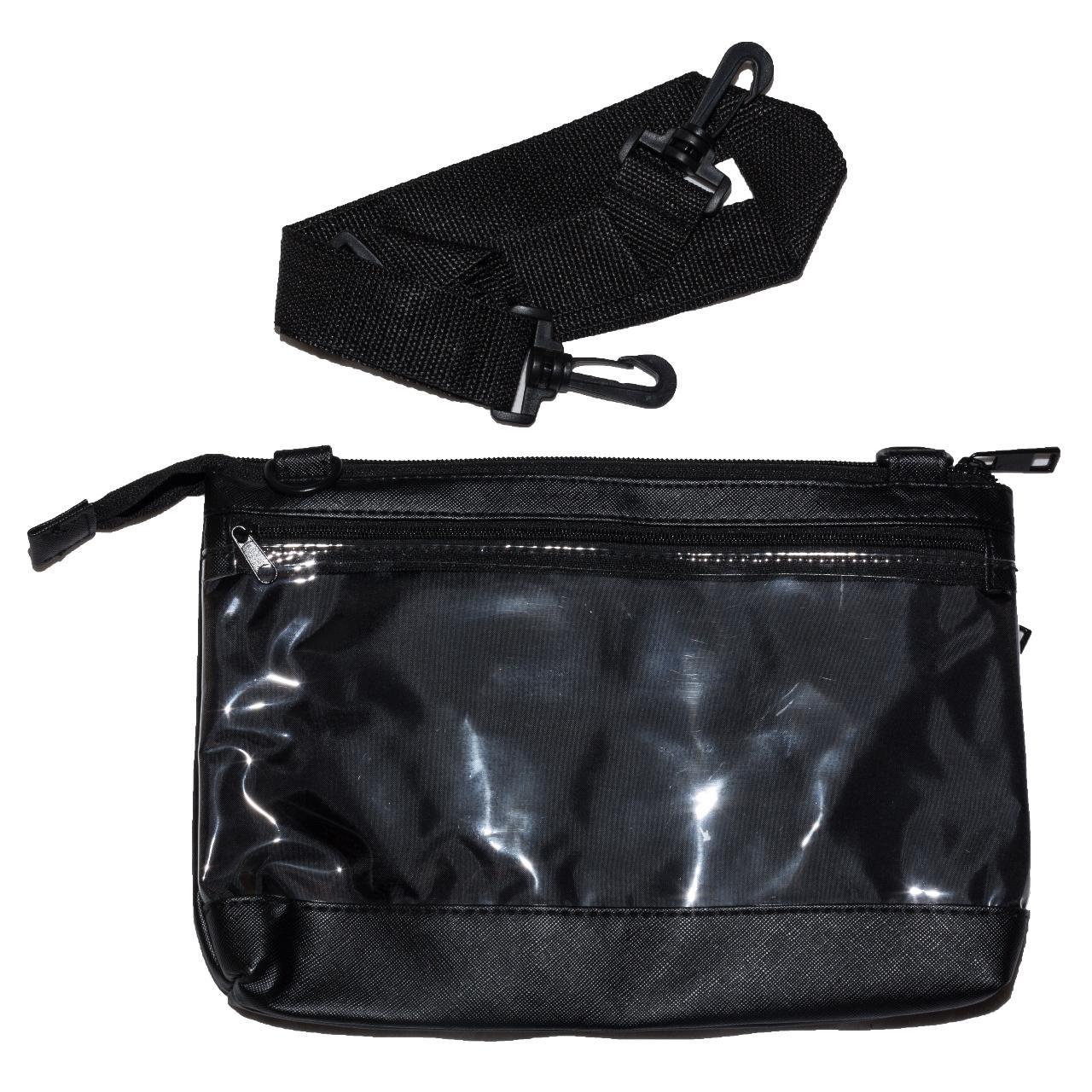 Jam Home Made, Black Slip Style Shoulder Bag, with a