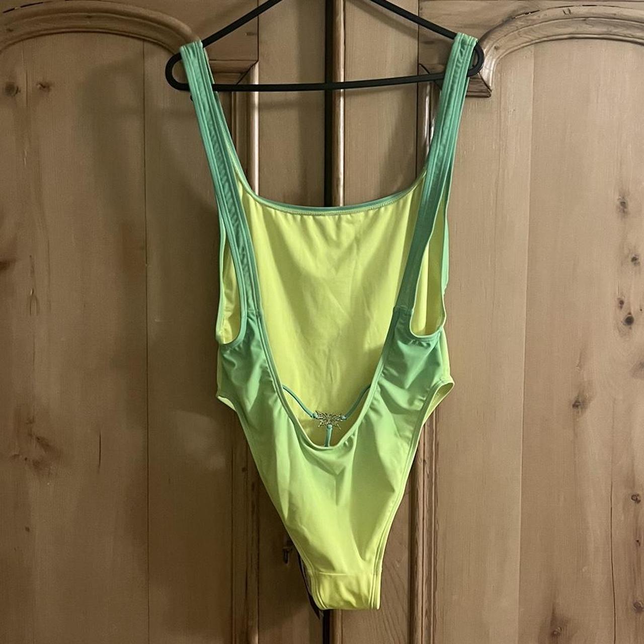 JADED LONDON swim cozzy 💦 Lime green swimsuit with... - Depop