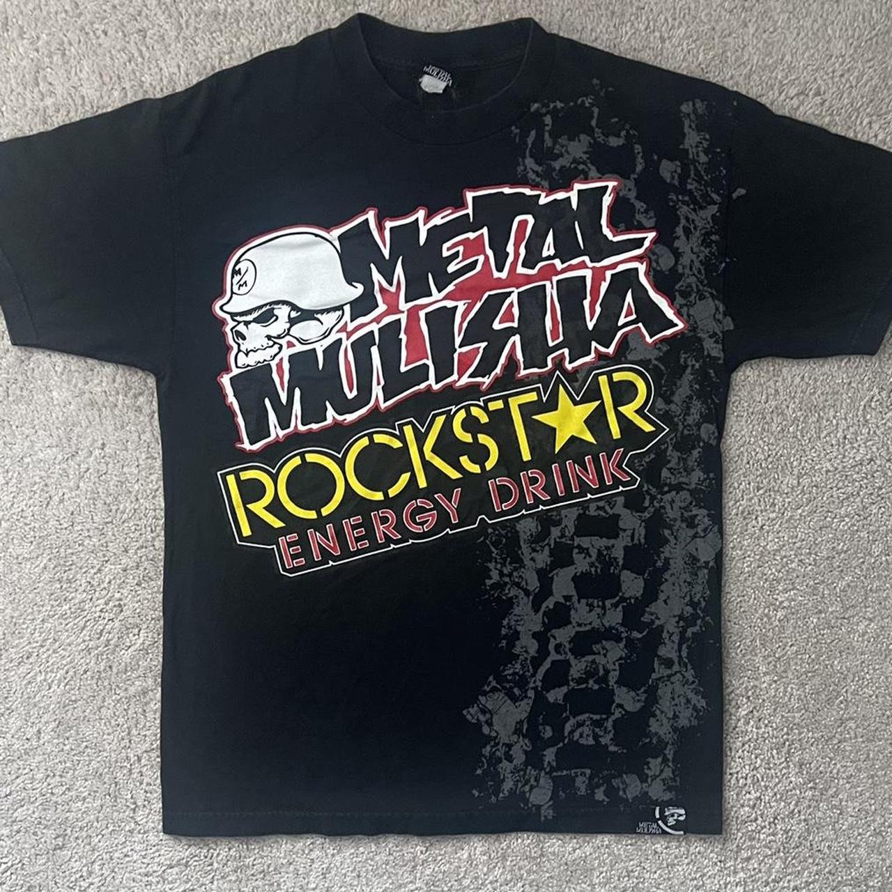 rock star energy drink x metal mulisha grunge y2k... Depop