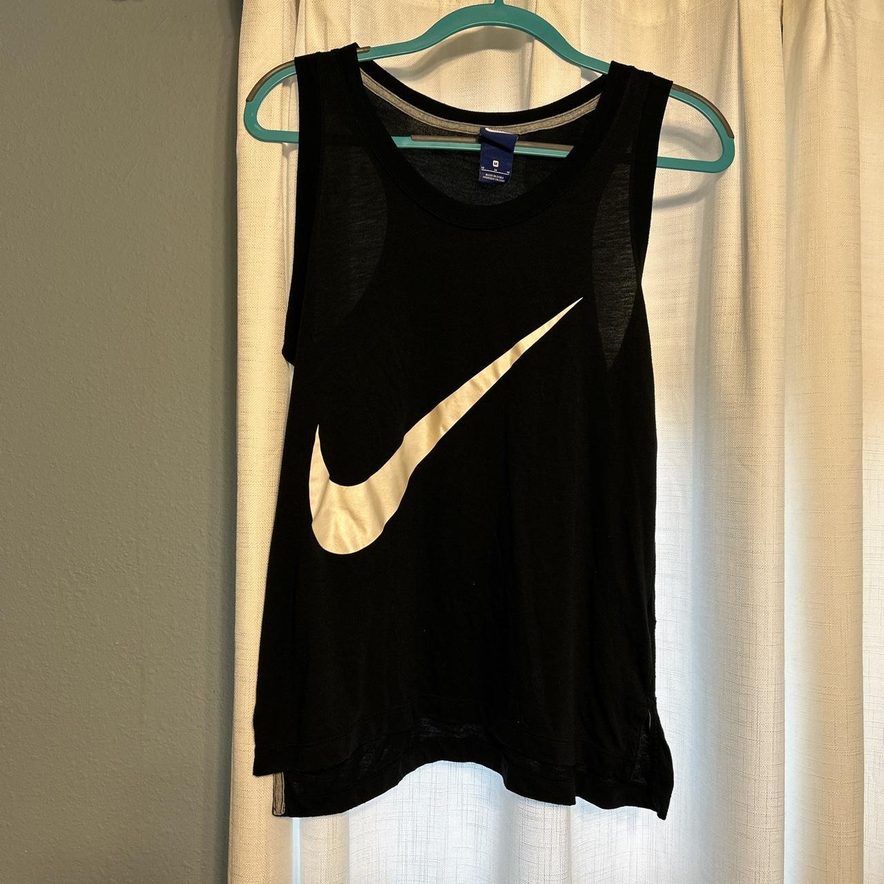 womens black nike tank top