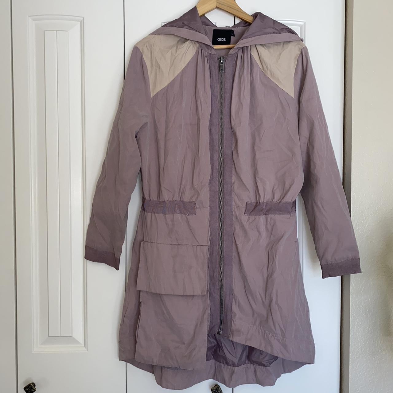 ASOS dusty purple rain coat - Depop