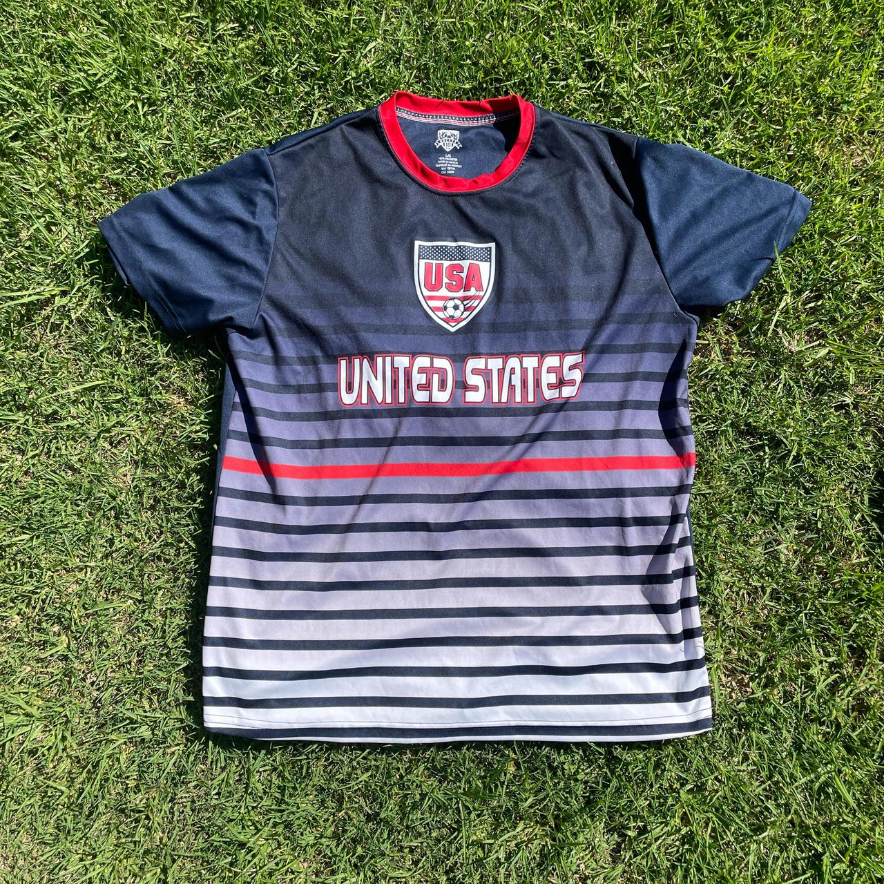 USA men’s soccer jersey No flaws at all #USA... - Depop