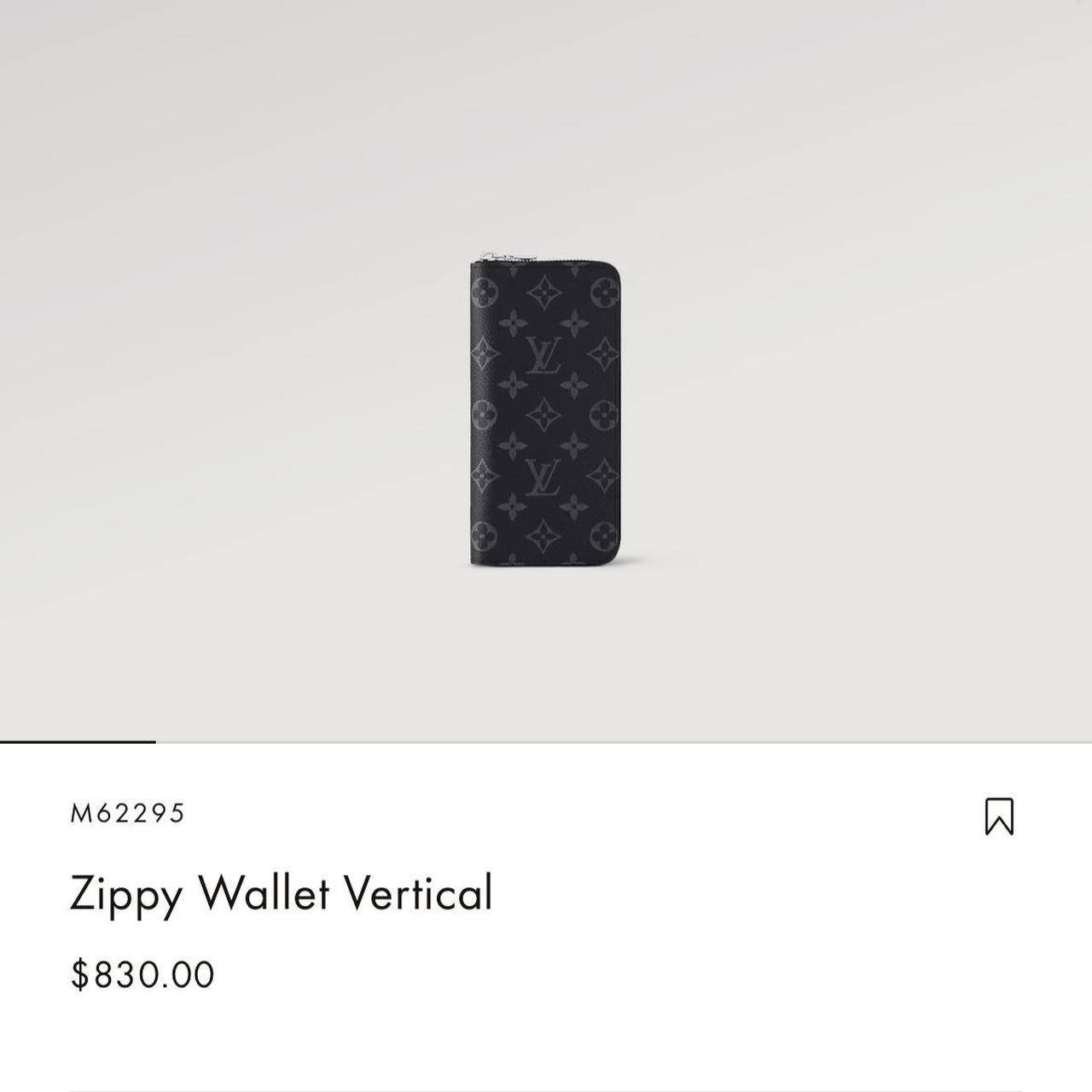 wallet vertical monogram