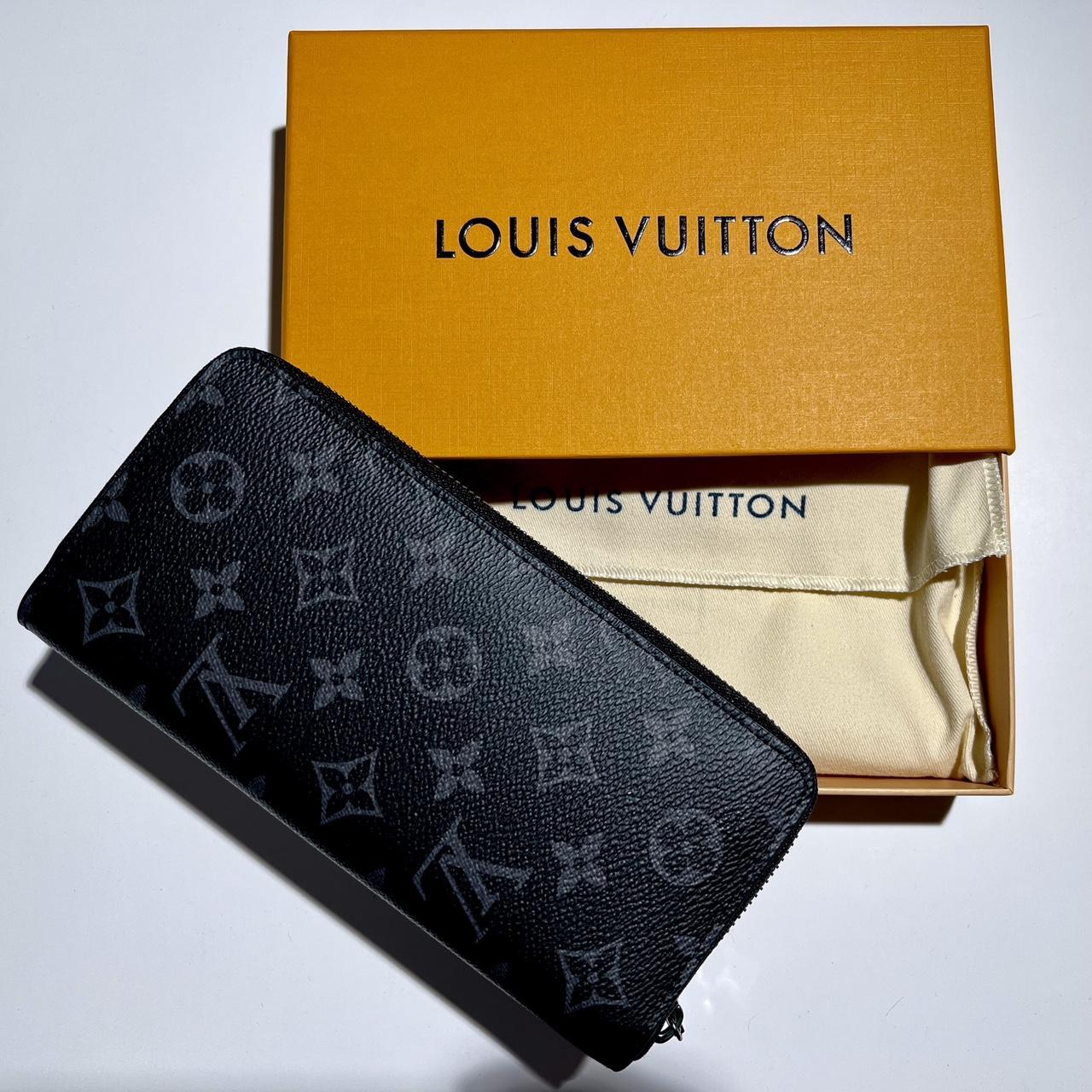 Louis Vuitton Monogram Eclipse Zippy Wallet Vertical Long M62295