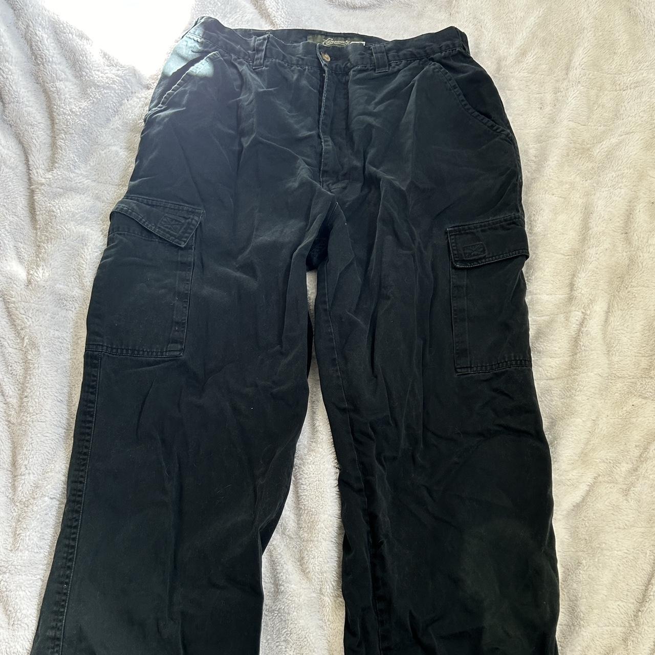 black cargo pants - Depop