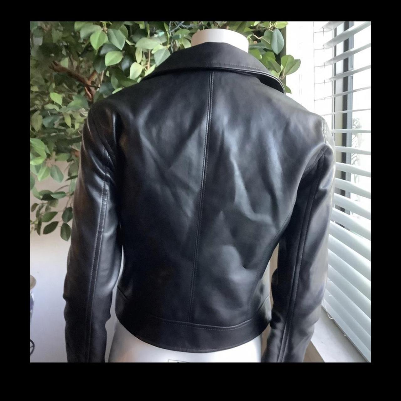 Blank NYC Vegan Leather Moto Jacket Size XS Approx Depop