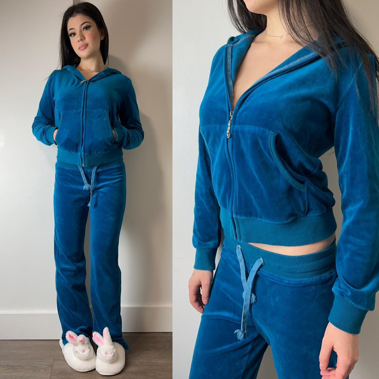 Women S Blue Joggers Tracksuits Depop