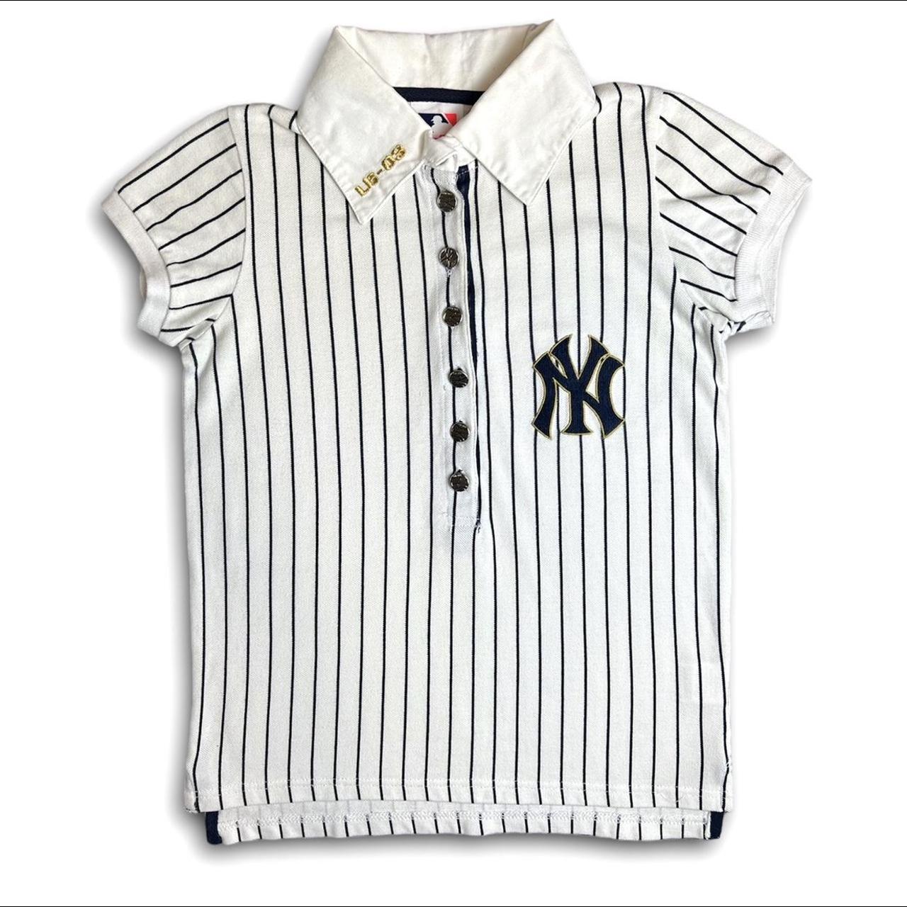 LB-03 MLB NY Yankees Polo Top By Japanese brand - Depop