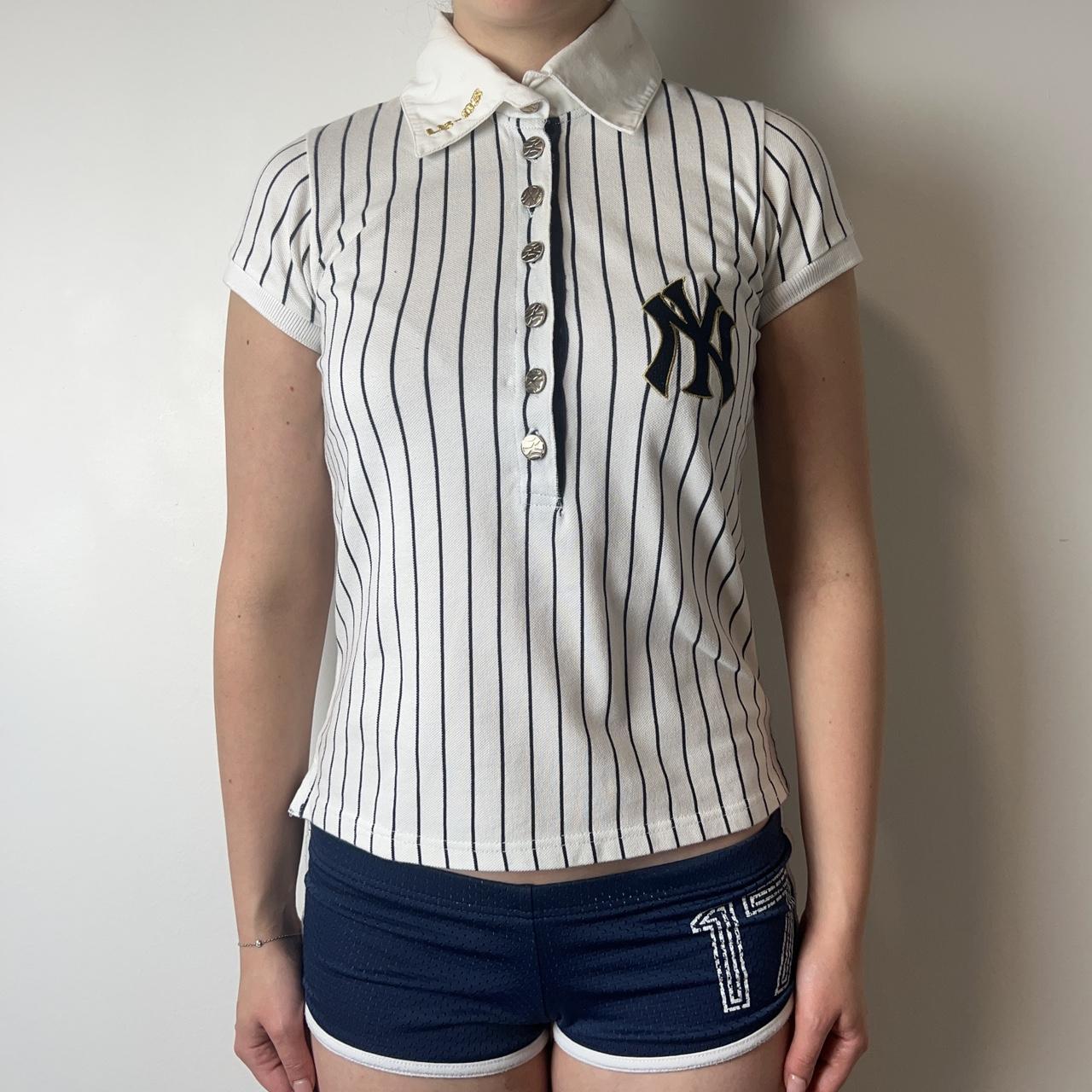 LB-03 MLB NY Yankees Polo Top By Japanese brand - Depop