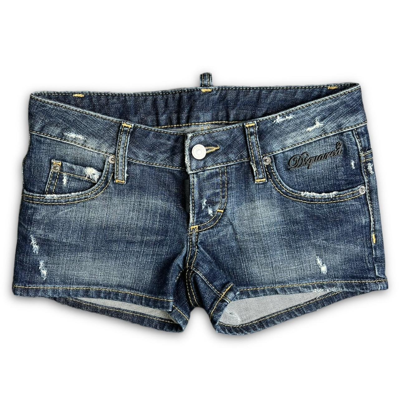 24ss dsquared2 Bouclé Jean Short marine ファッション 24ss