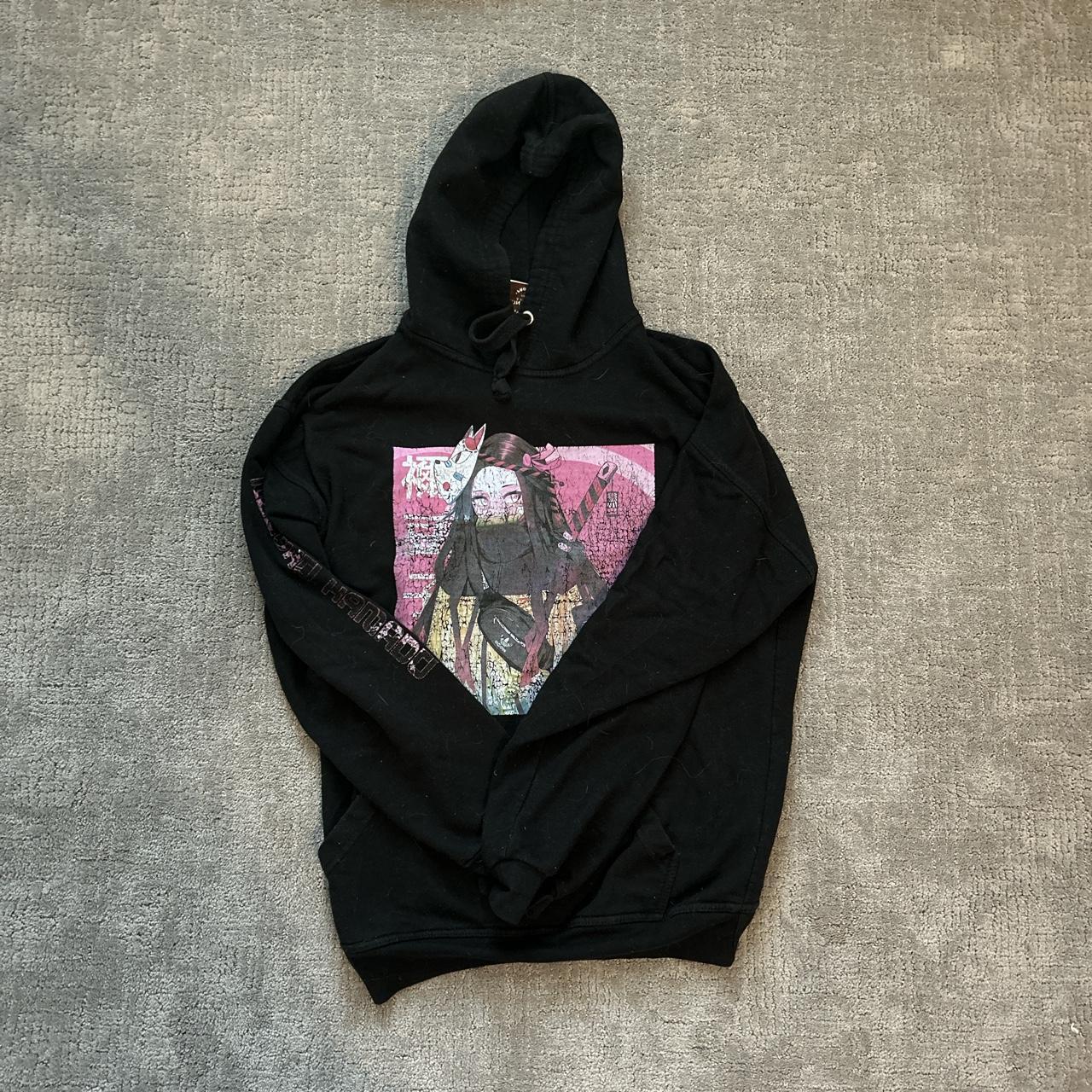 very much worn demon slayer hoodie this was pretty... - Depop