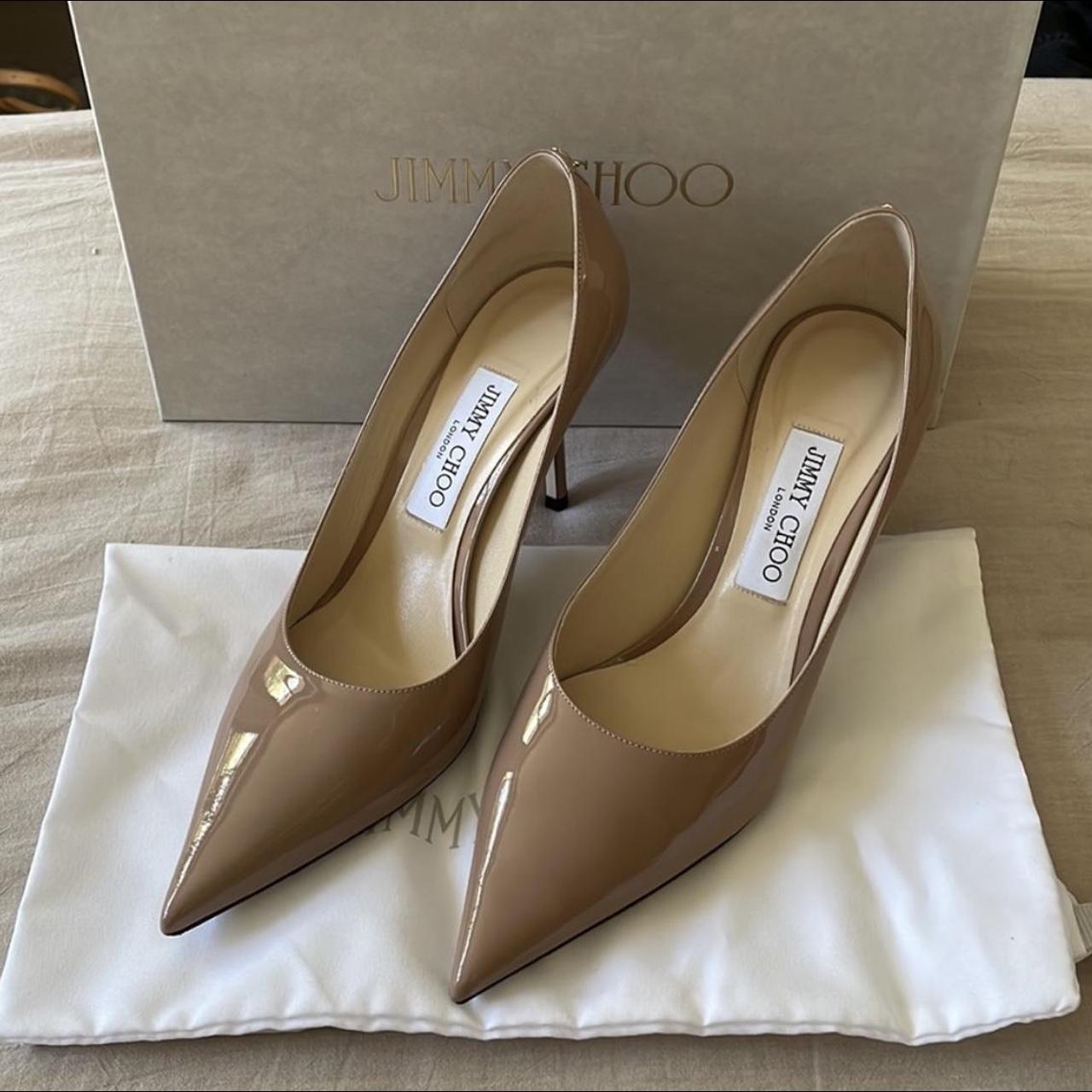 Jimmy choo deals tan heels