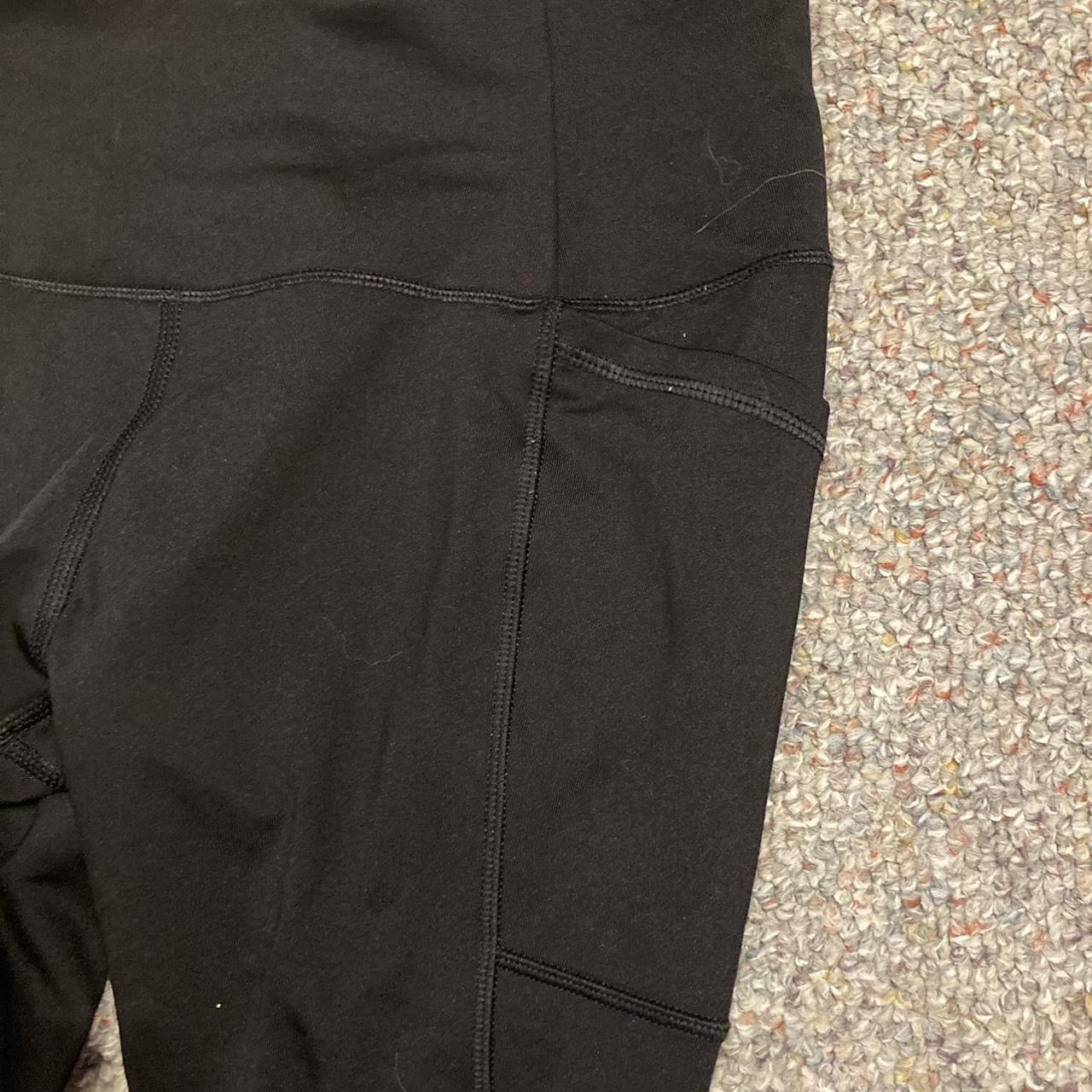 Size small black high-waisted DSG leggings They - Depop