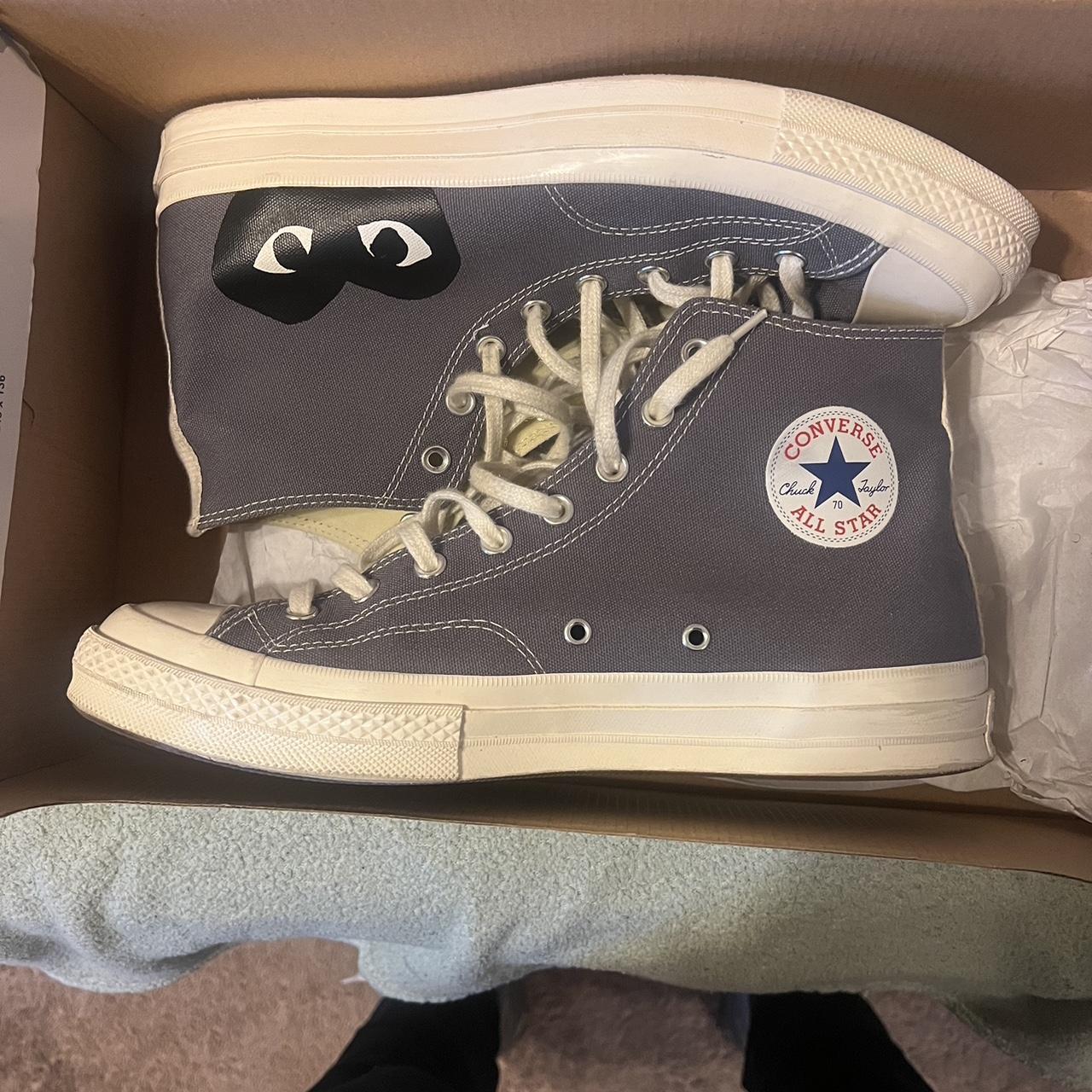 Comme Des Garcon Converse Worn once great... - Depop