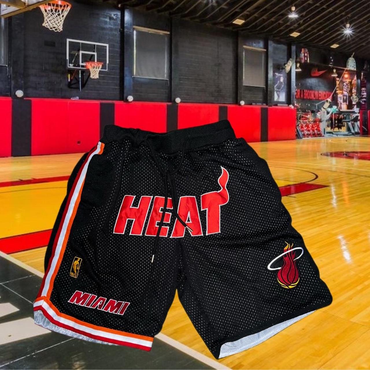 miami heat shorts for men
