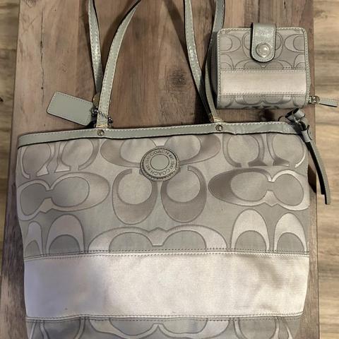 Grey clearance coach purse