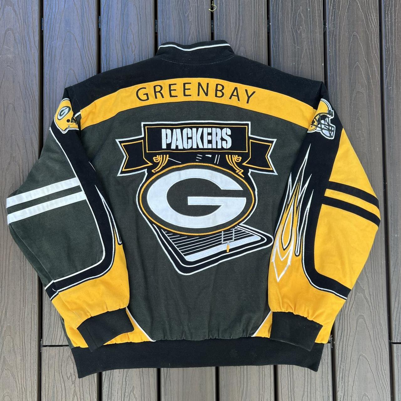 Green Bay Packers Jacket Size 3XL Please check - Depop