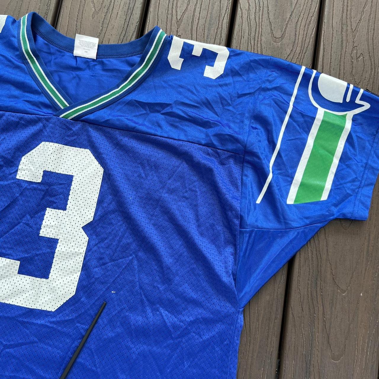 90s Seattle Seahawks Rick Mirer jersey. Tagged a - Depop