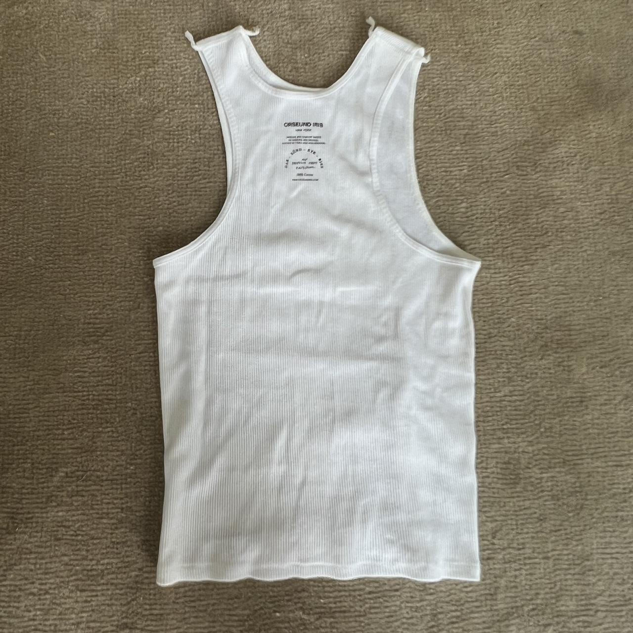 Orseund Iris Basic White Tank Long, Size Xs-s Brand - Depop