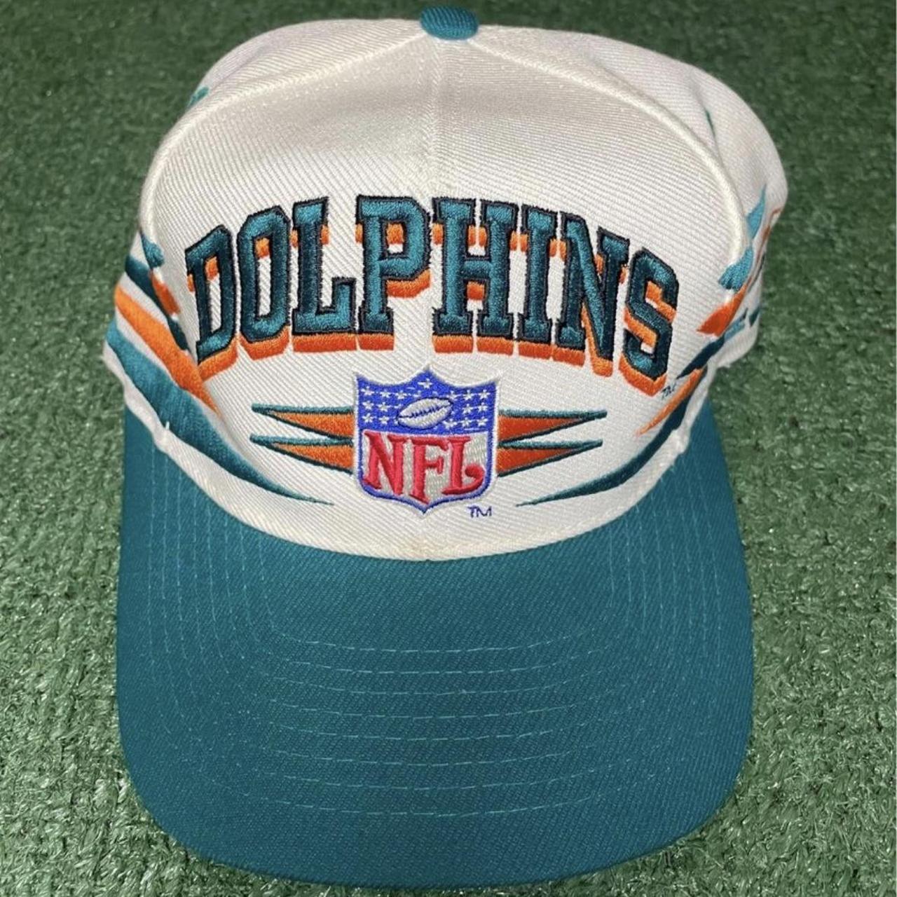 Vintage Miami Dolphins Apex One Snapback Hat Cap - Depop