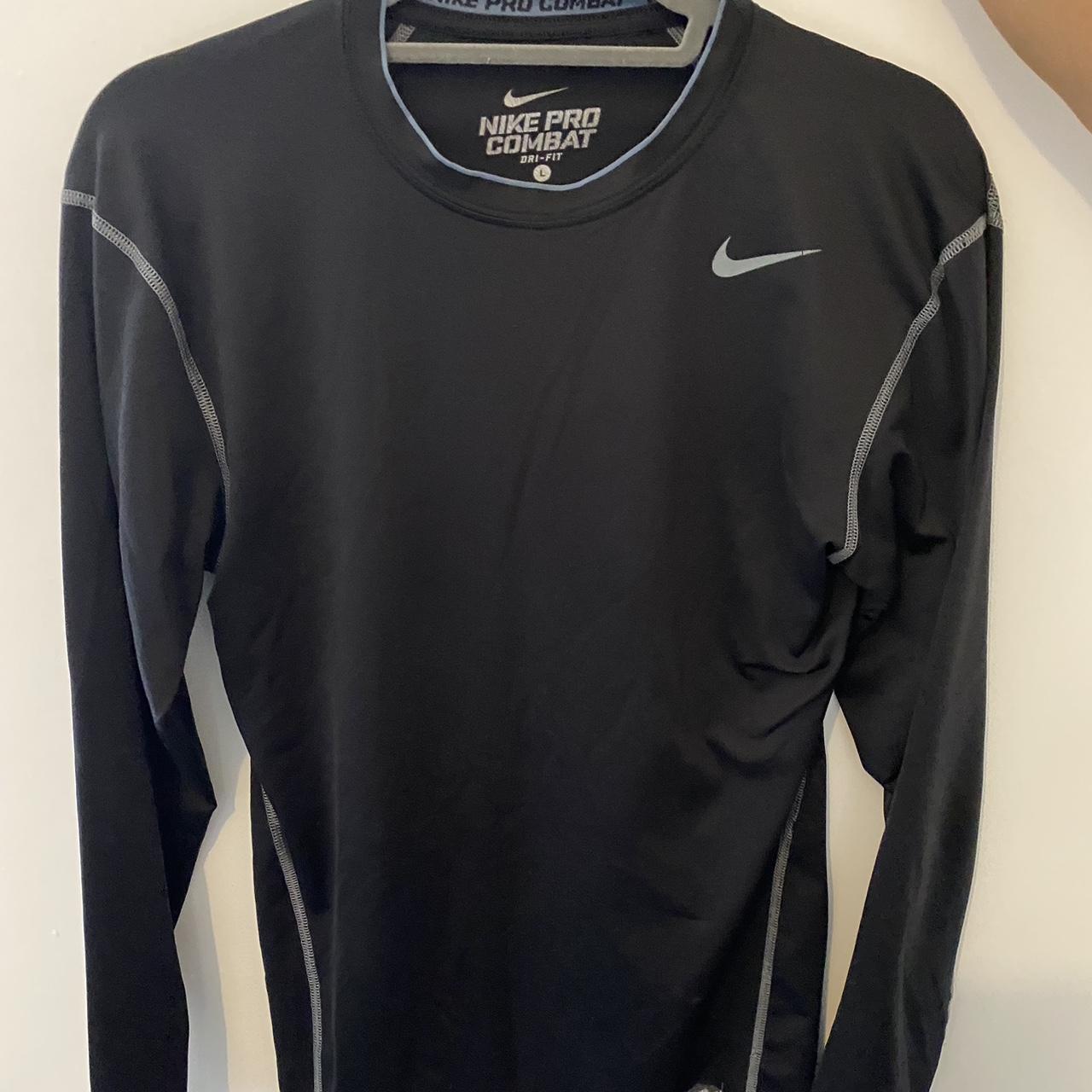 Nike Pro Combat long sleeve top - Depop