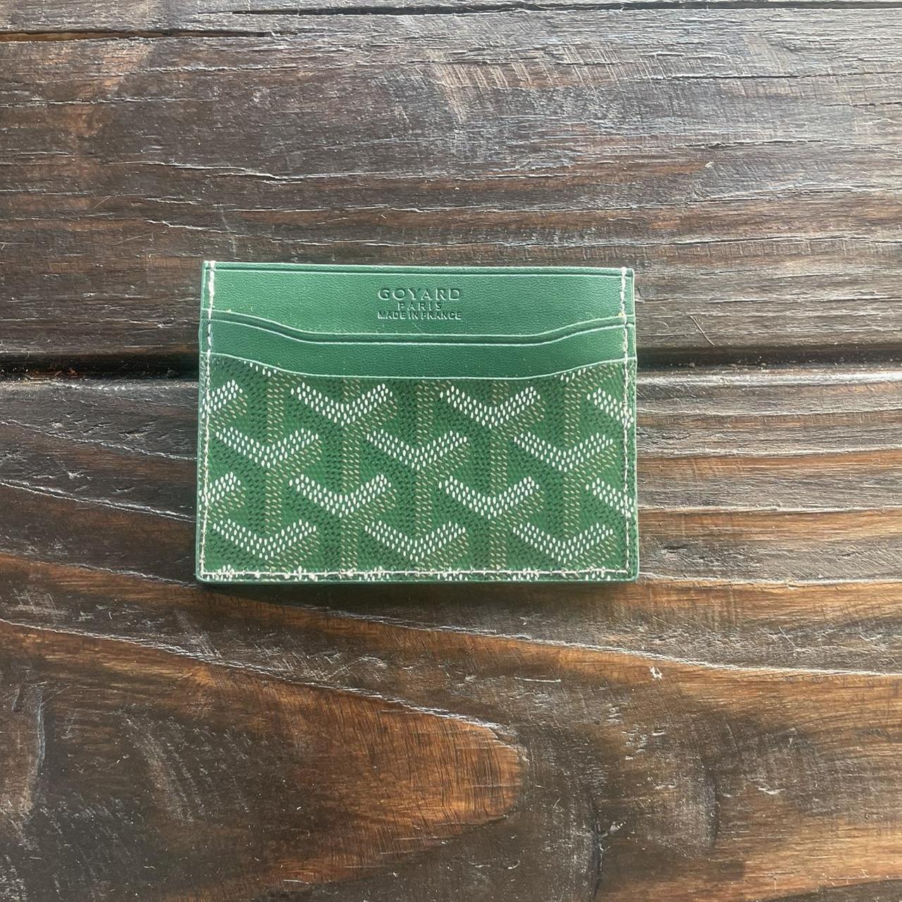 Goyard Card Holder Green No Box Free Shipping Depop
