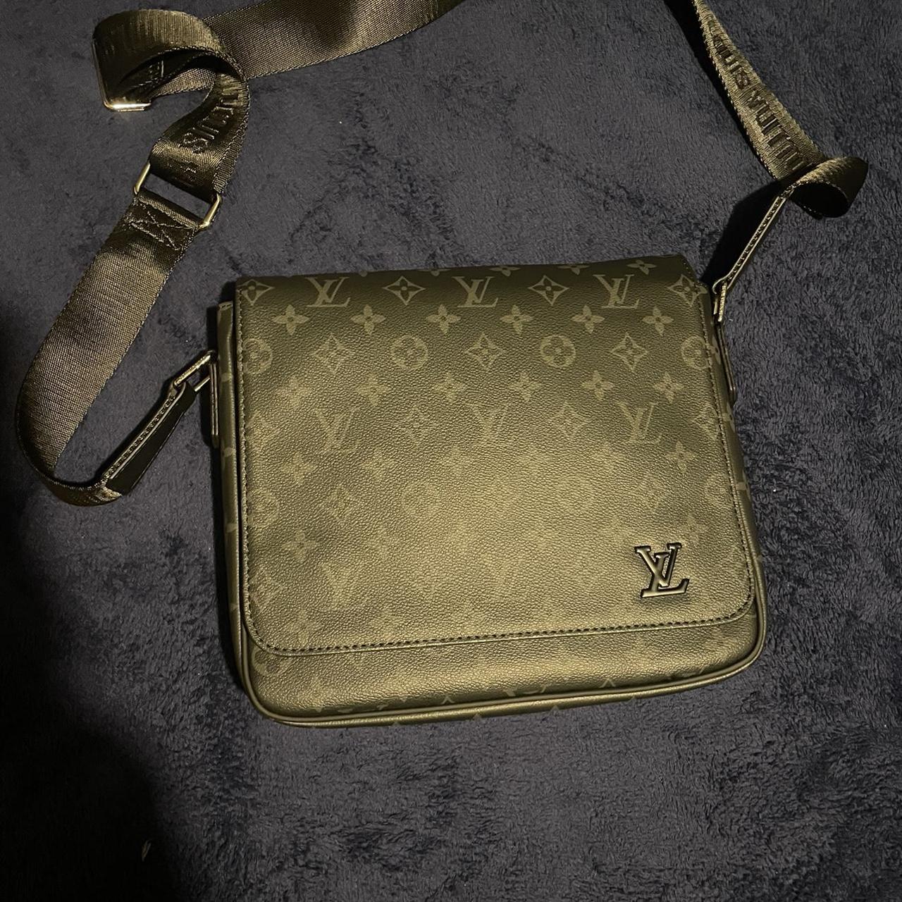 Louis Vuitton Monogram Messenger Bag Black Lightly - Depop