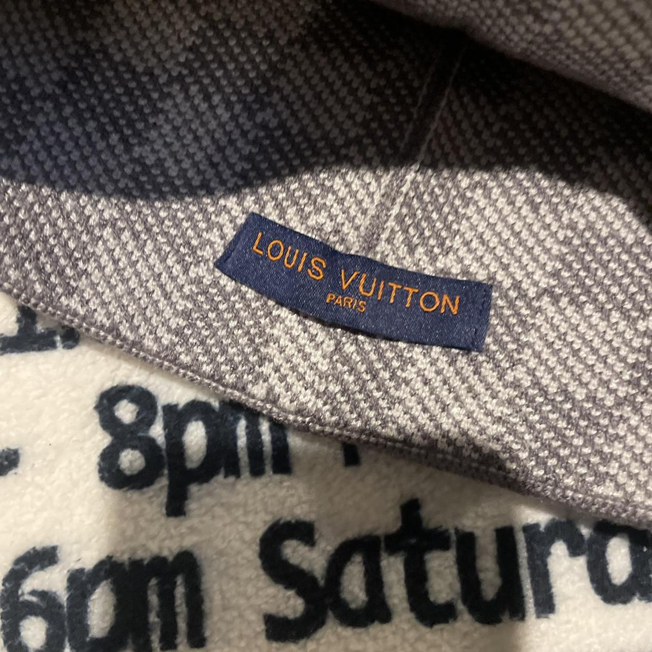 Louis Vuitton Beanie Grey One Size Gently Worn Men's - Depop