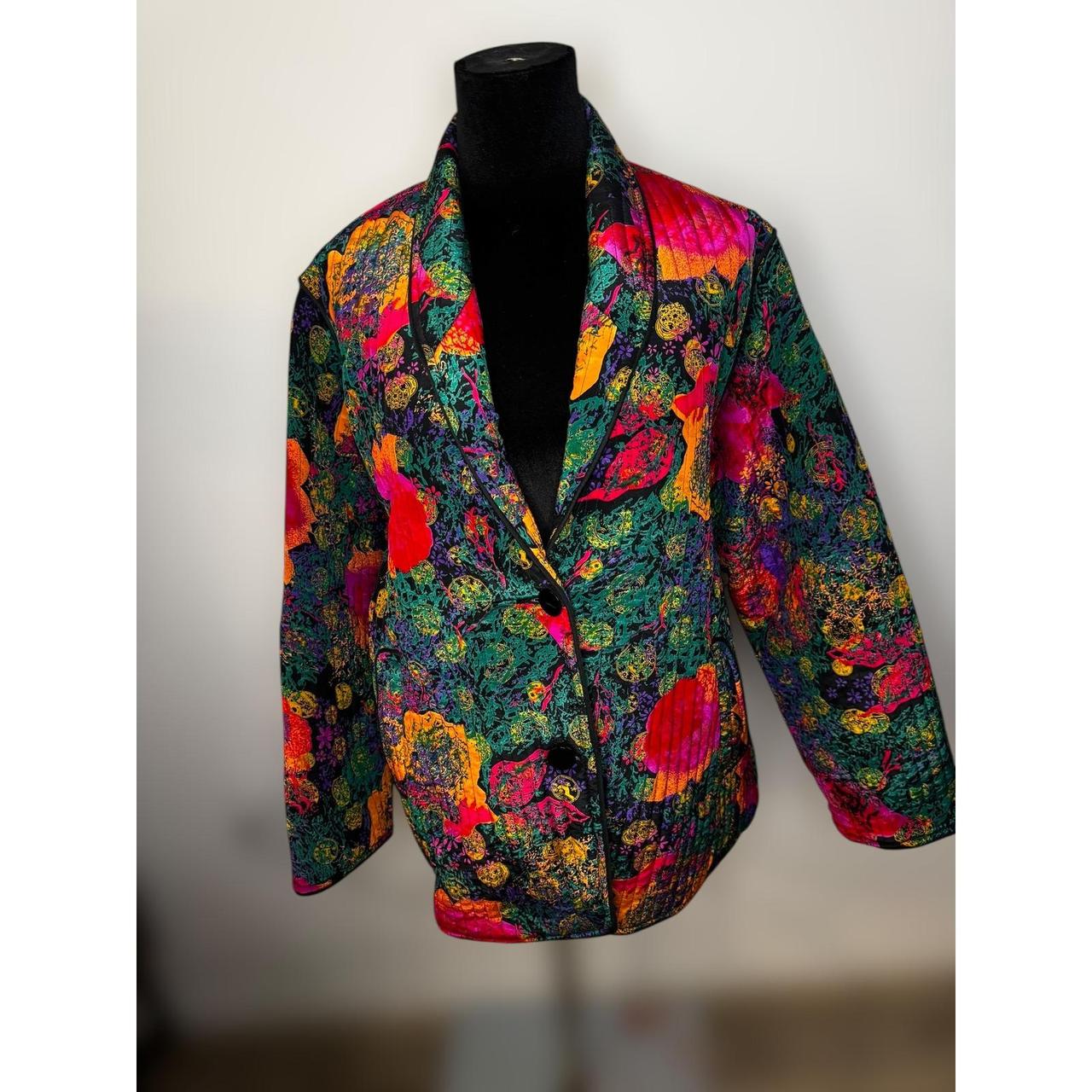 Source Unknown Women's Blazer Jacket - Multi/Blac… - image 2