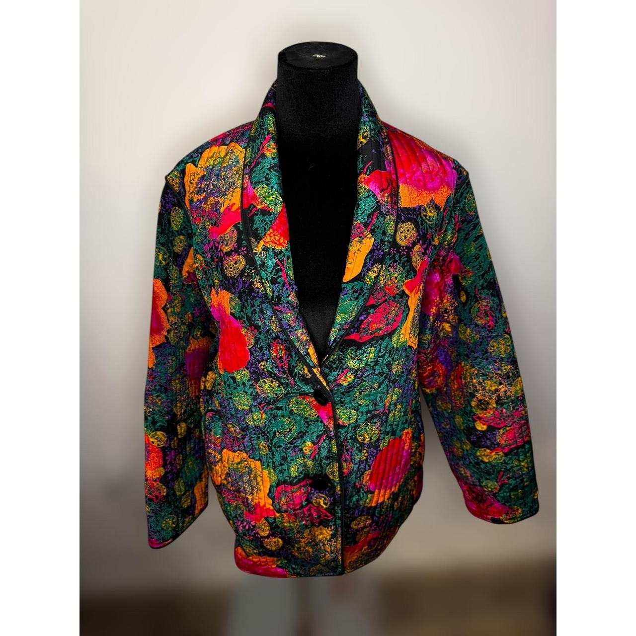 Source Unknown Women's Blazer Jacket - Multi/Blac… - image 1