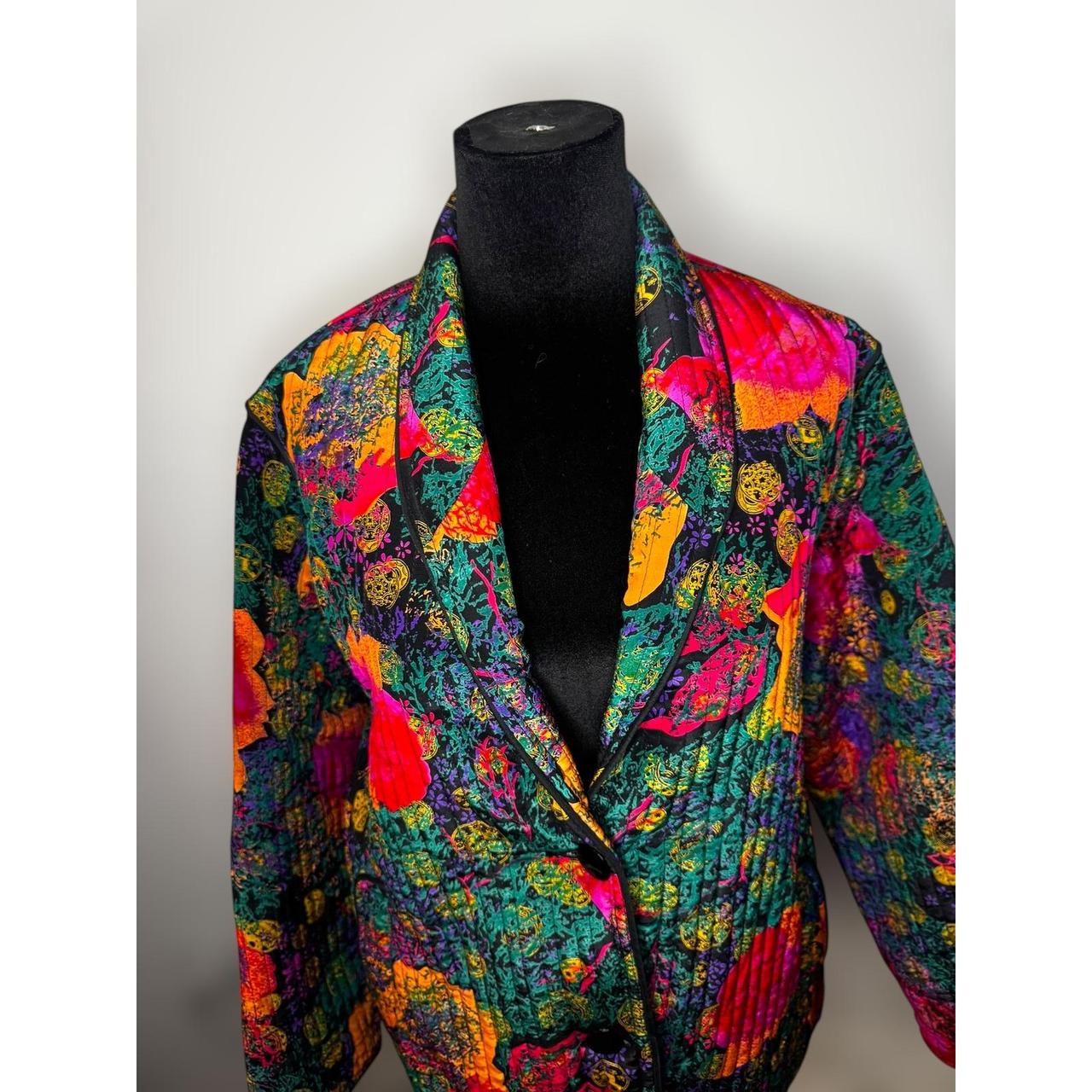 Source Unknown Women's Blazer Jacket - Multi/Blac… - image 3